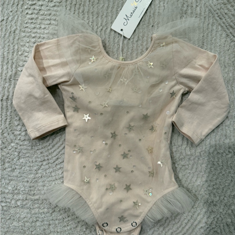 Pink Starry Kids Bodysuit